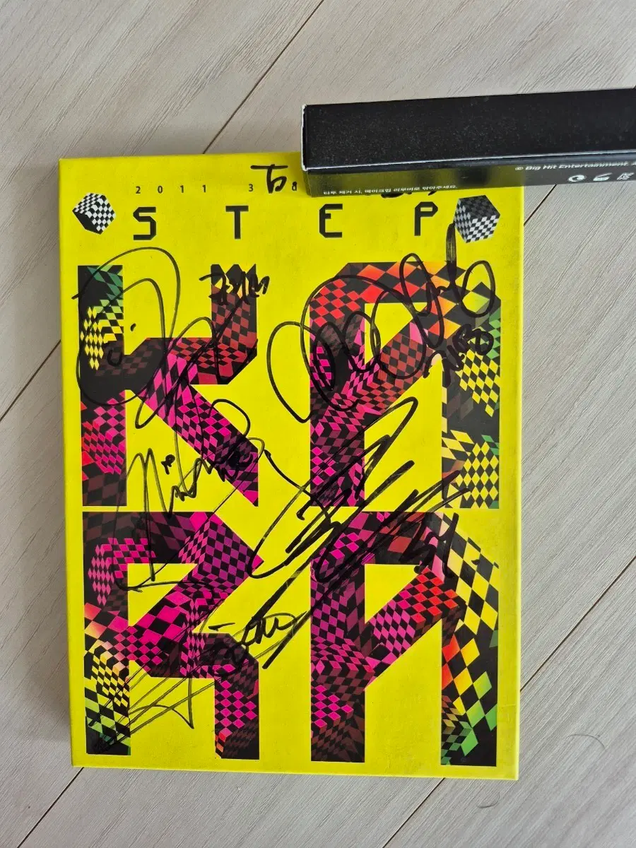 친필사인 카라 STEP 2011 앨범 배송비포함