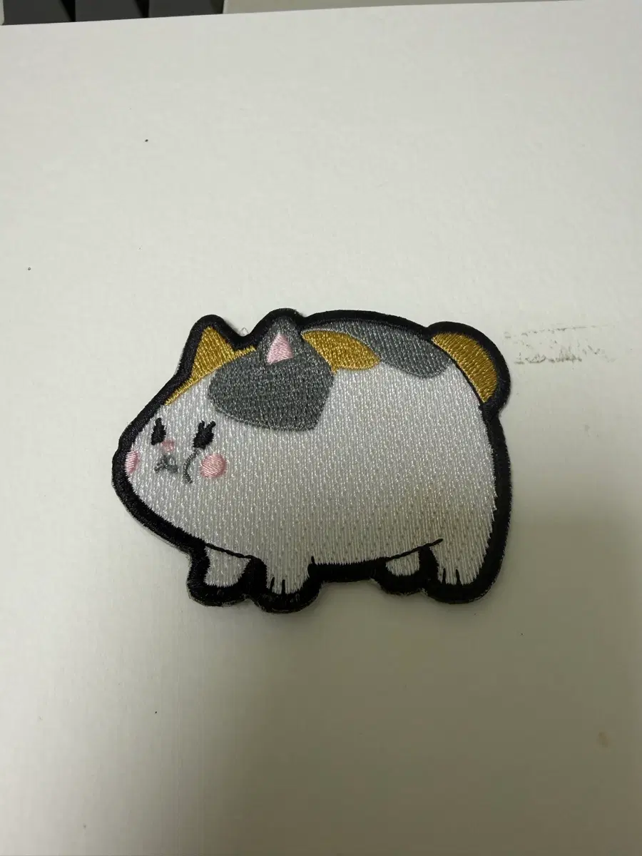 파판14 뚱냥이 자수 패치 와펜