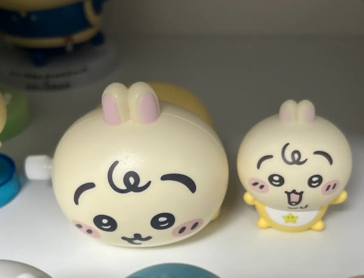 치이카와 베이비우사기 태엽 피규어,손가락인형 세트