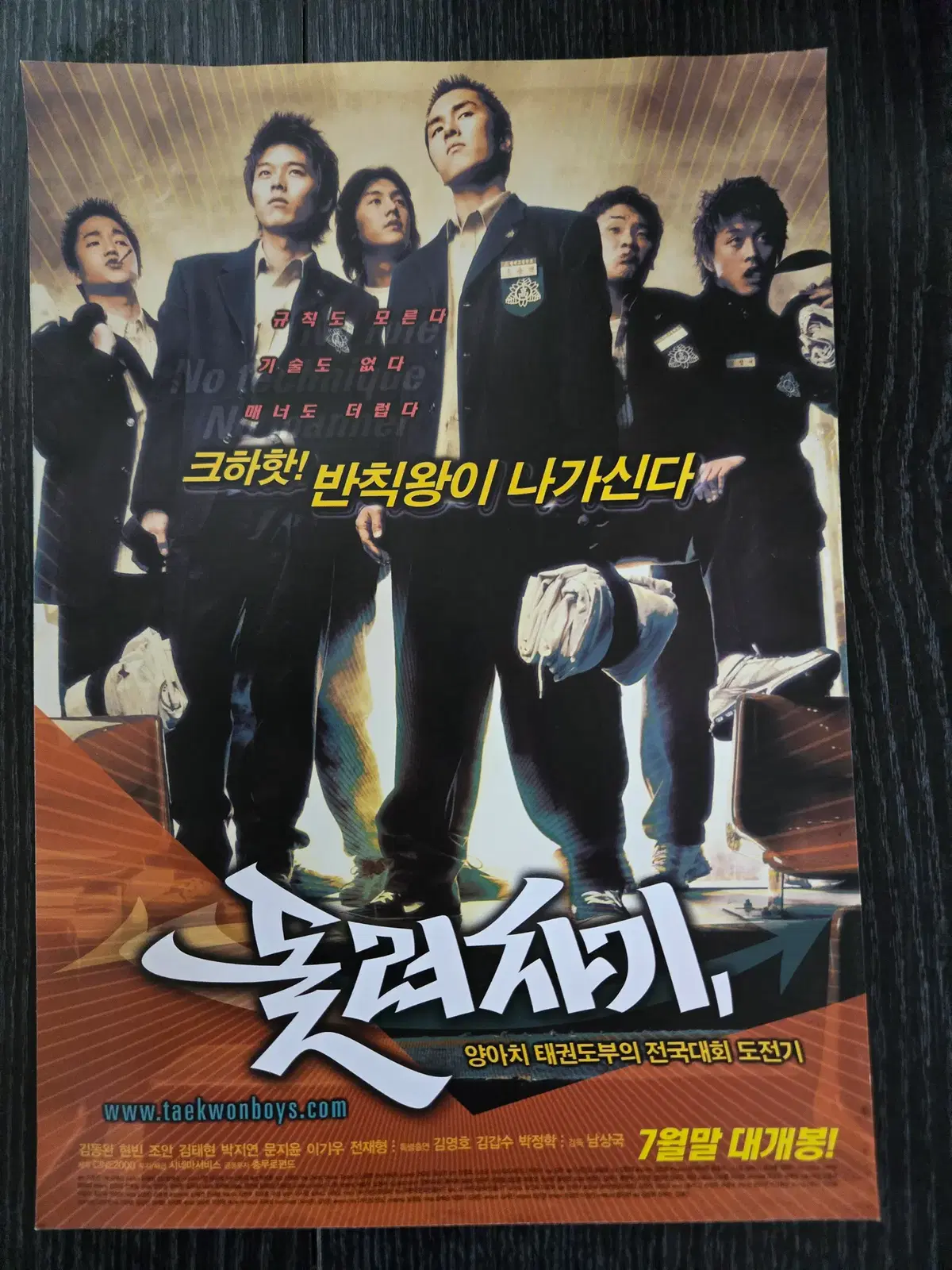 돌려차기 / /영화전단지/영화자료/고전희귀