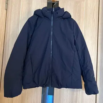 최종 가격 인하 다음 주 종료 UNIQLO 후드 부착 다운 자켓 S 네이비