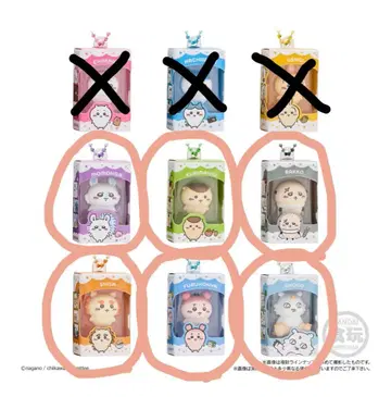 치이카와 초코 박스 피규어 6종 세트