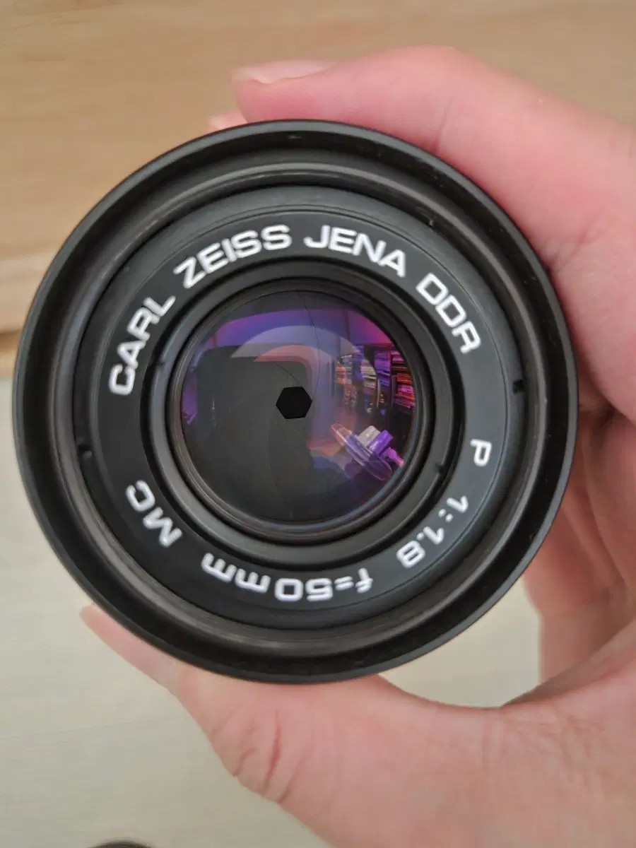 칼자이스 50mm F1.8 렌즈(pb마운트) + 소니 nex 변환 어댑터