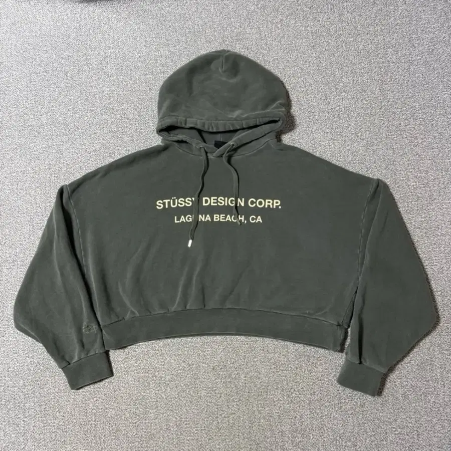 Stussy 스투시 크롭 후드티