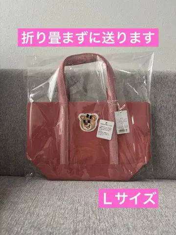 새상품 미개봉 페이러 올드테디걸 와펜 토트백 핑크