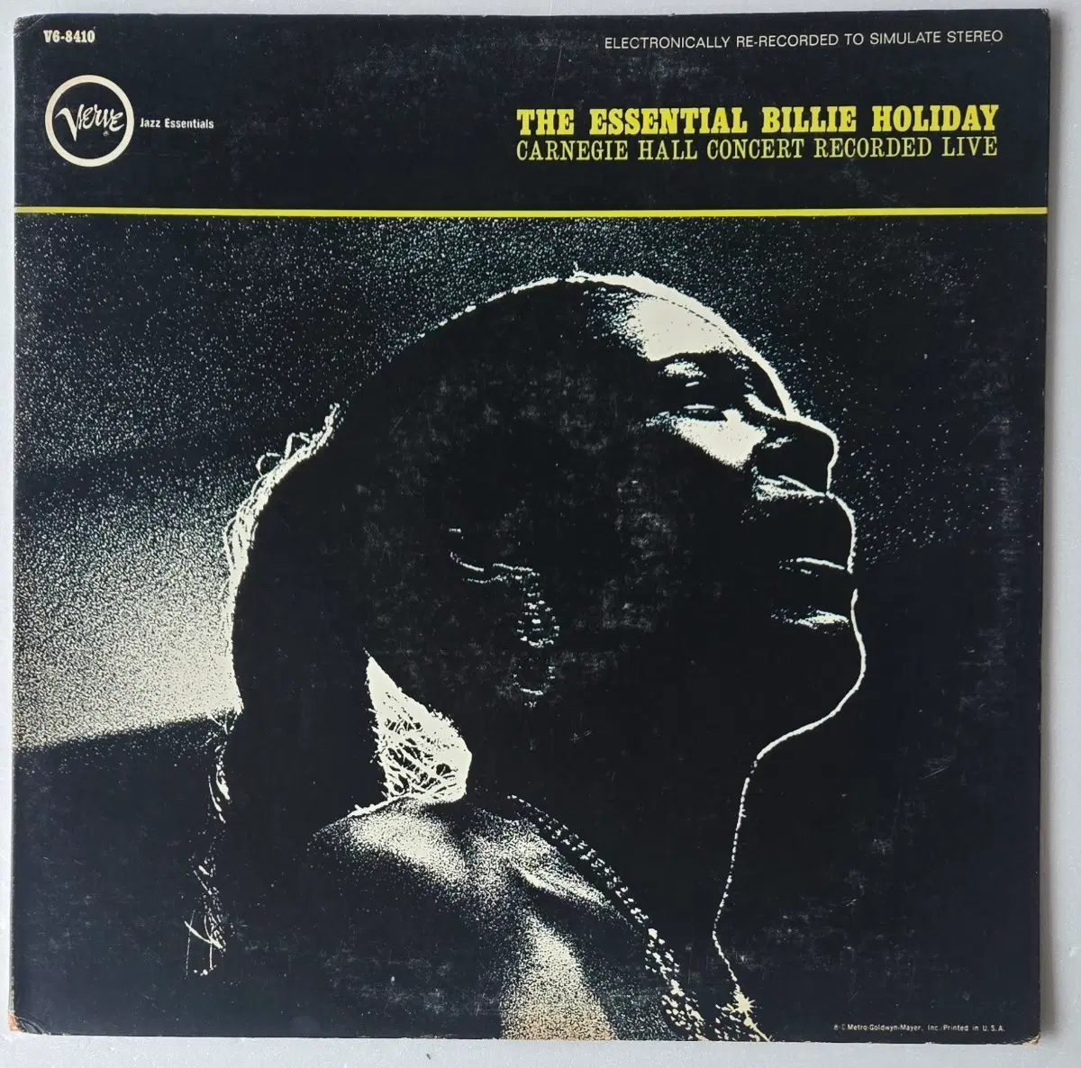 Billie Holiday - The Essential Billie Holiday Carnegie Hall Concert LP ( US Verve 1970s Stereo )