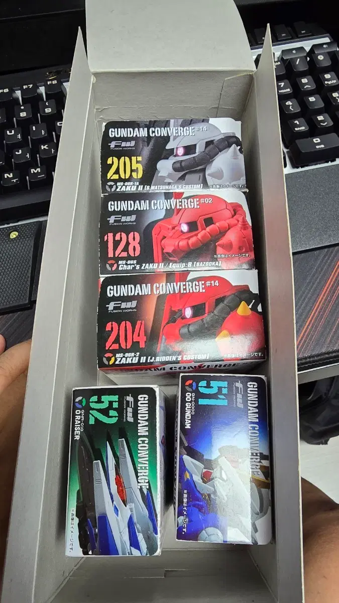 건담 컨버지 Gundam Converge 205/128/204/52/51 시리즈