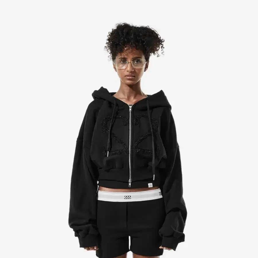 이투둘 2TWODUL HOODIE 002 블랙 후드집업
