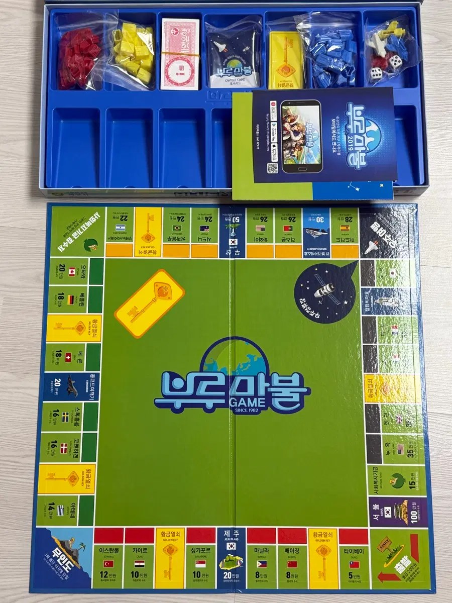 새제품) 부루마불 게임 세트