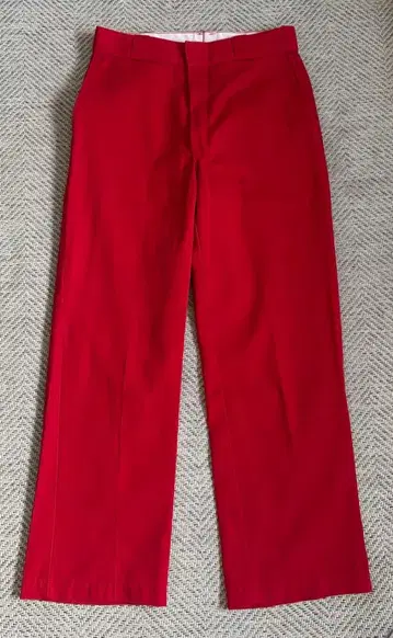 90s Dickies 874 빨간색 구제 의류 스케이터 레어 컬러 USA제