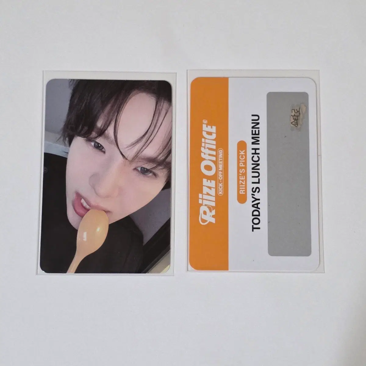 [일괄] 라이즈 쇼타로 1000일 천일 파티 팬미팅 RIIZE OFFIICE 포춘 카드 포토카드 포카 점심 메뉴 런치메뉴 카드 2장 일괄