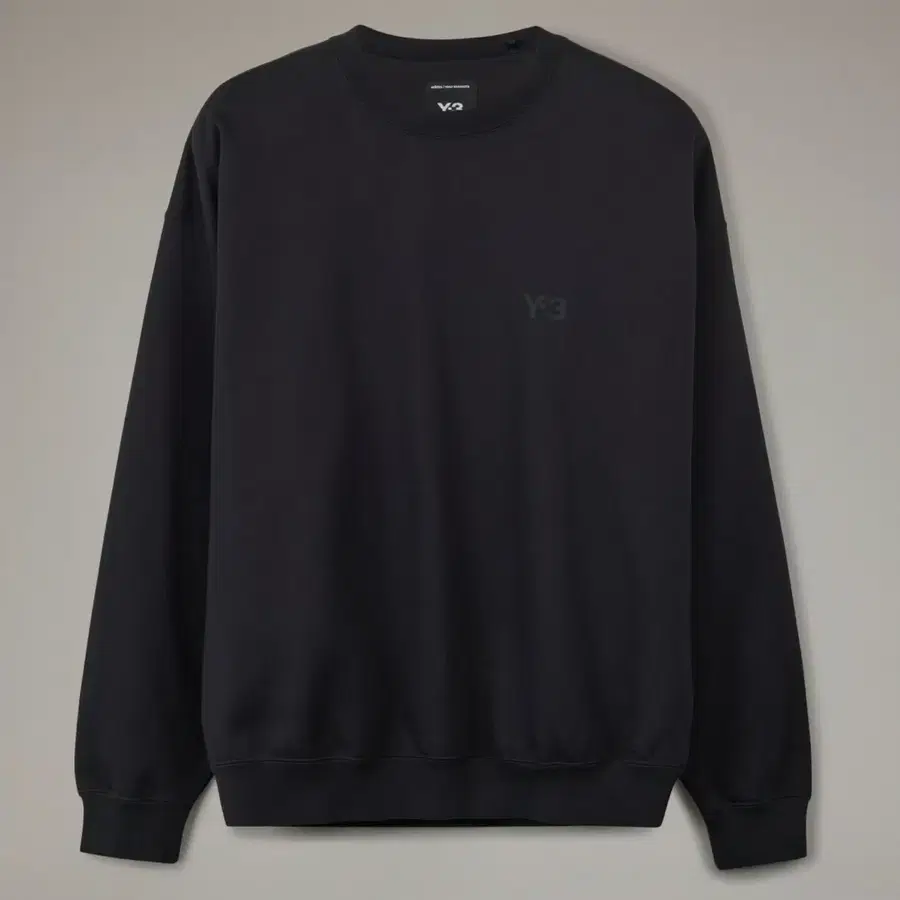 Y-3 브러쉬드 테리 크루 스웨트셔츠 퍼플