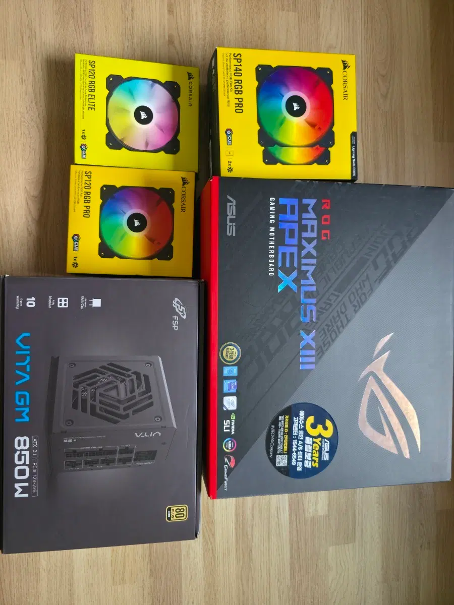 ASUS ROG MAXIMUS XIII APEX 메인보드 외 기타등등 단품판매가능