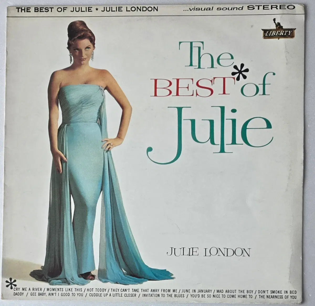 Julie London - The Best of Julie LP ( 1984 UK Liberty Stereo LP, Cry Me a River 등 )