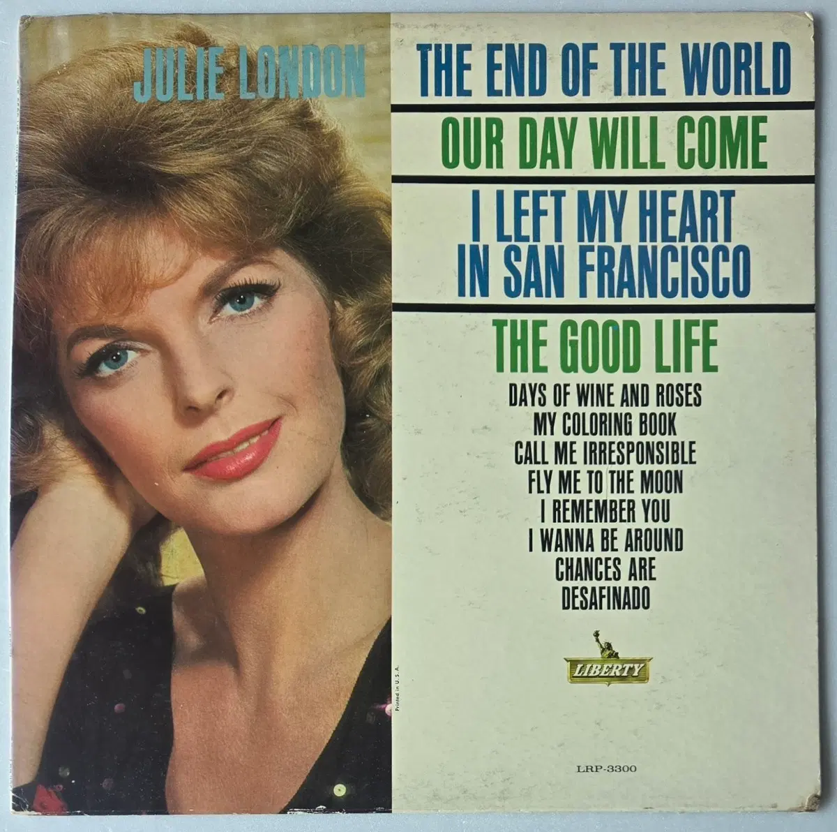 Julie London - The End of the World LP ( 1963 US Original 1st Press MONO / Liberty )