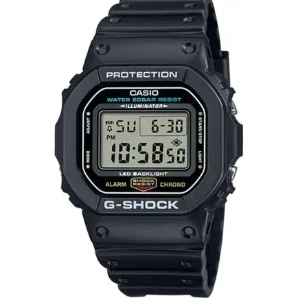 카시오 지샥 DW-5600UE-1 블랙 시계