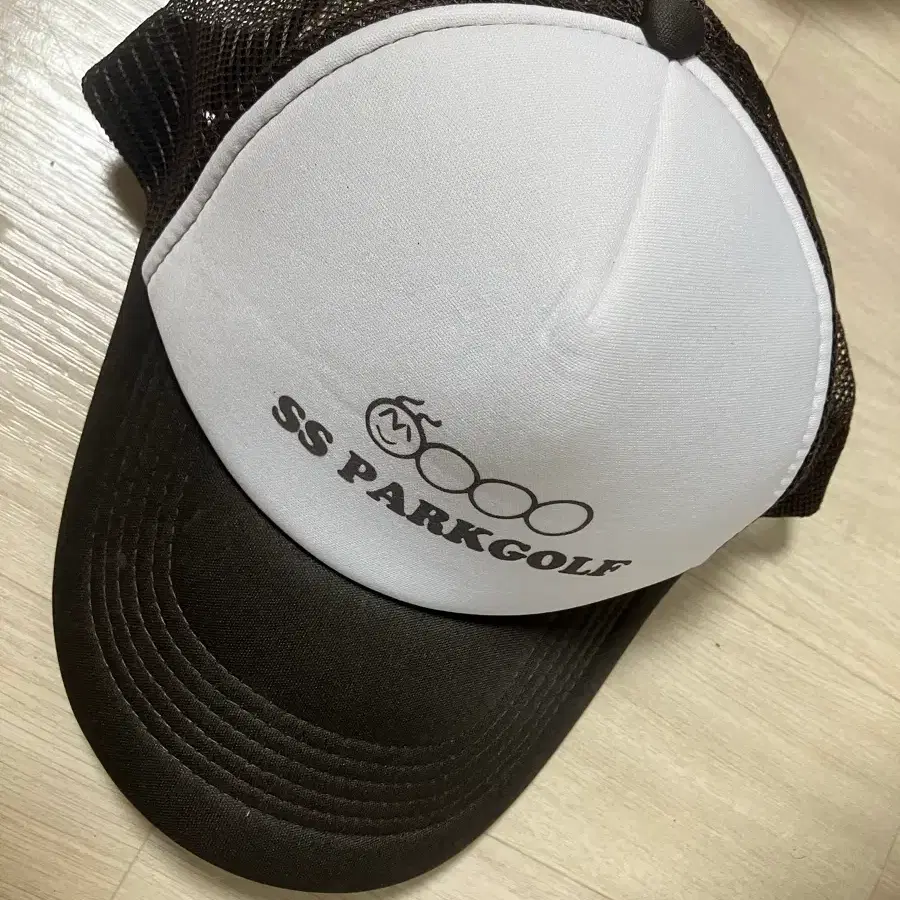 SS PARK GOLF 볼캡 (화이트/블랙) 심품