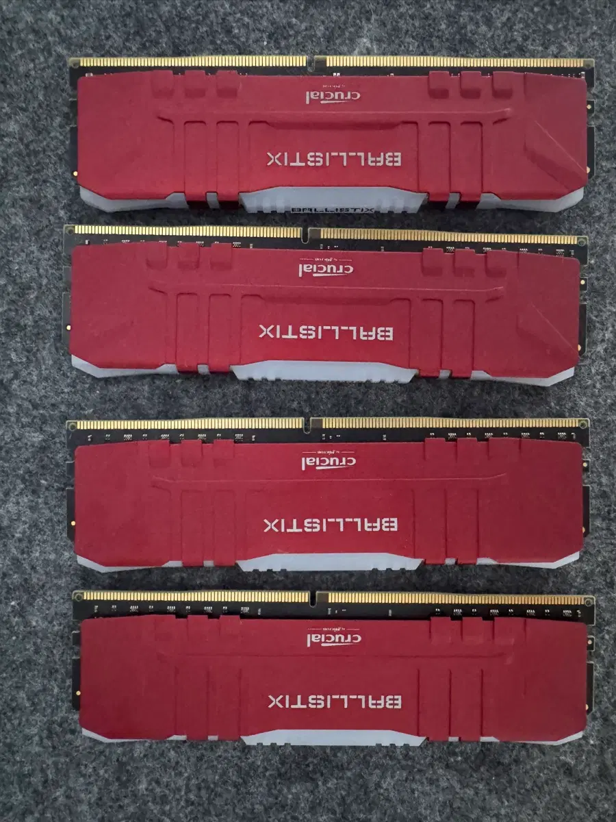 Crucial Ballistix DDR4 3600 16G 4개 레드 64gb 16-18-18-38 w/xmp
