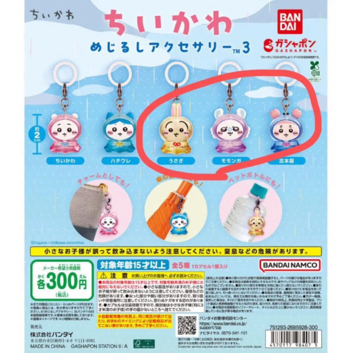 치이카와 메지루시 우사기카니모몽가