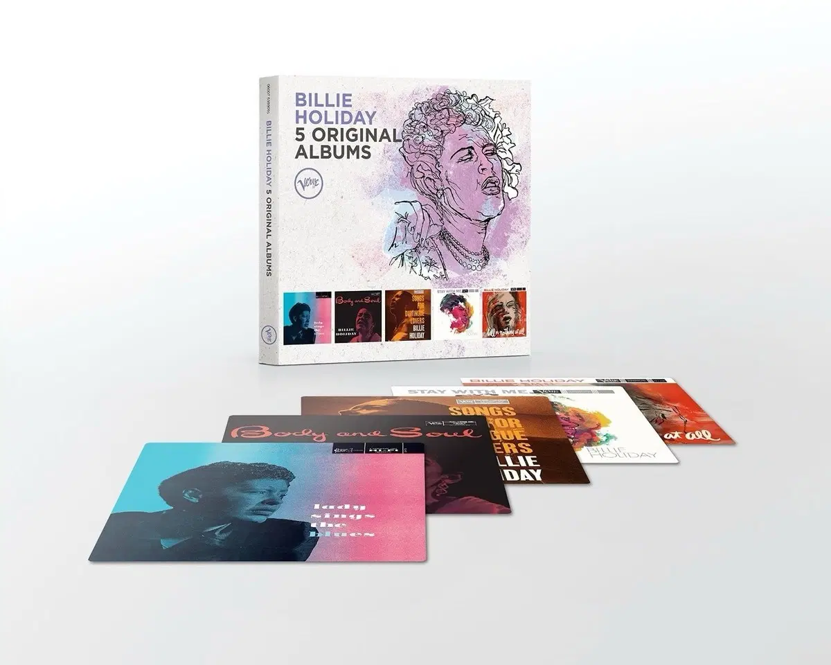 빌리 홀리데이 5CD 앨범 콜렉션 앨범 시디 CD 재즈