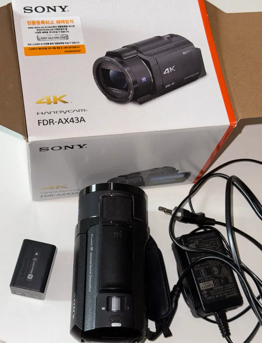 소니 FDR-AX43A 4K 캠코더 판매 소니 ax 43