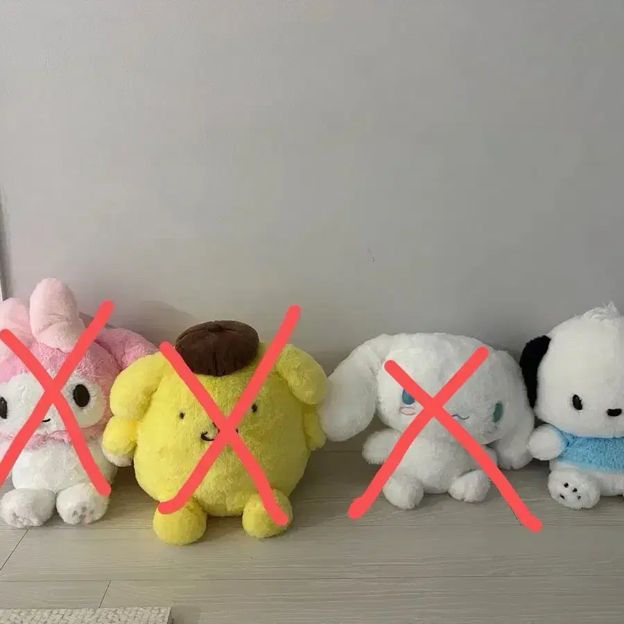 산리오 스탠다드 후와후와 인형