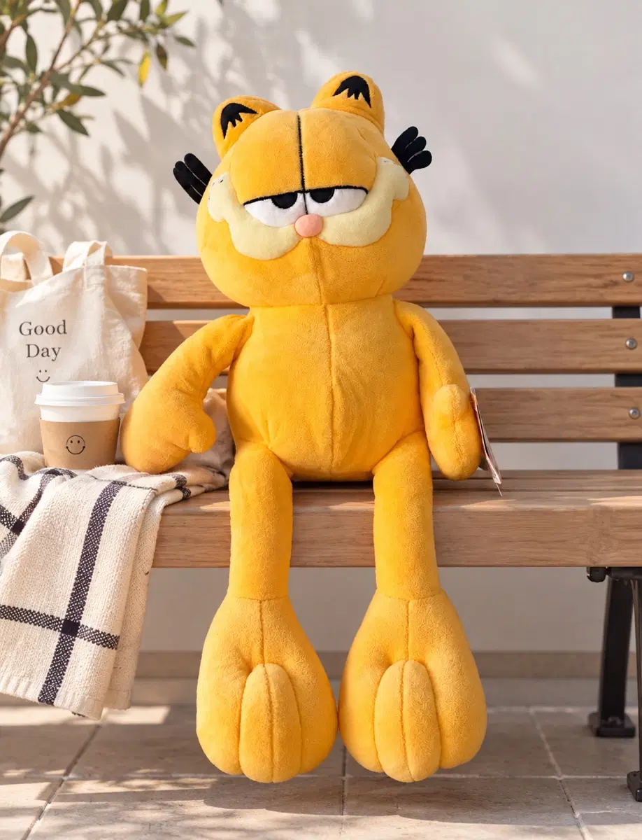 가필드 인형 고양이 인형 앉는 인형