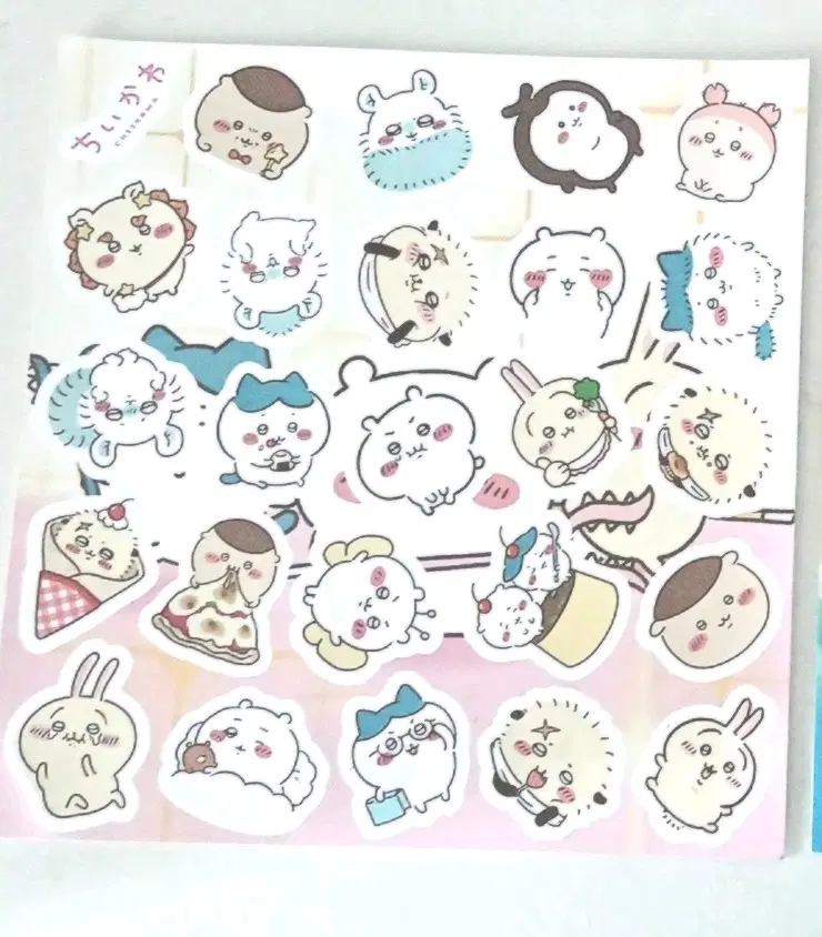 먼작귀 스티커 치이카와 하치와레 우사기 쿠리만쥬 모몽가 카니 시사 랏코 풍뎅이
