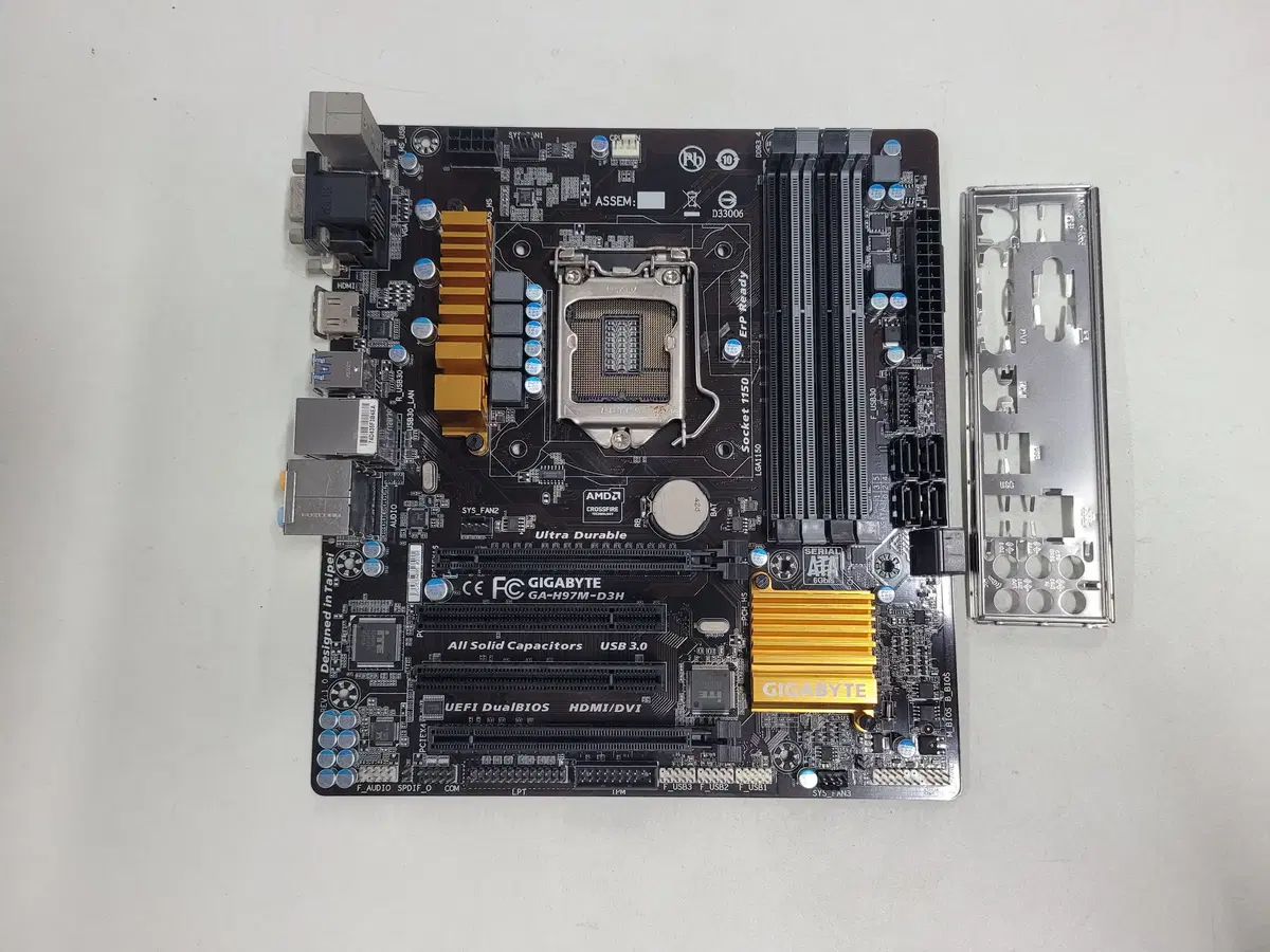 GIGABYTE GA-H97M-D3H(1150소켓,4세대)