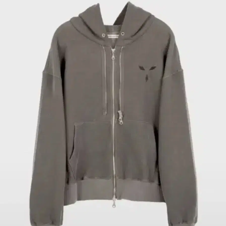 서피스에디션 DOUBLE ZIP HOODIE dark brown