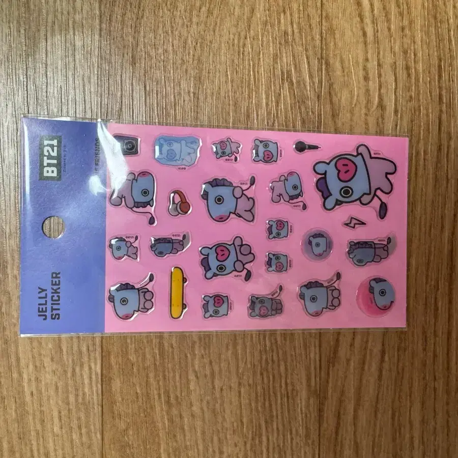 BT21 망스티커 젤리 스티커 제이홉캐릭터
