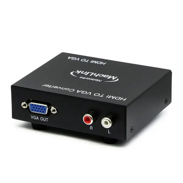 HDMI to VGA 오디오 컨버터 FHD 유전원