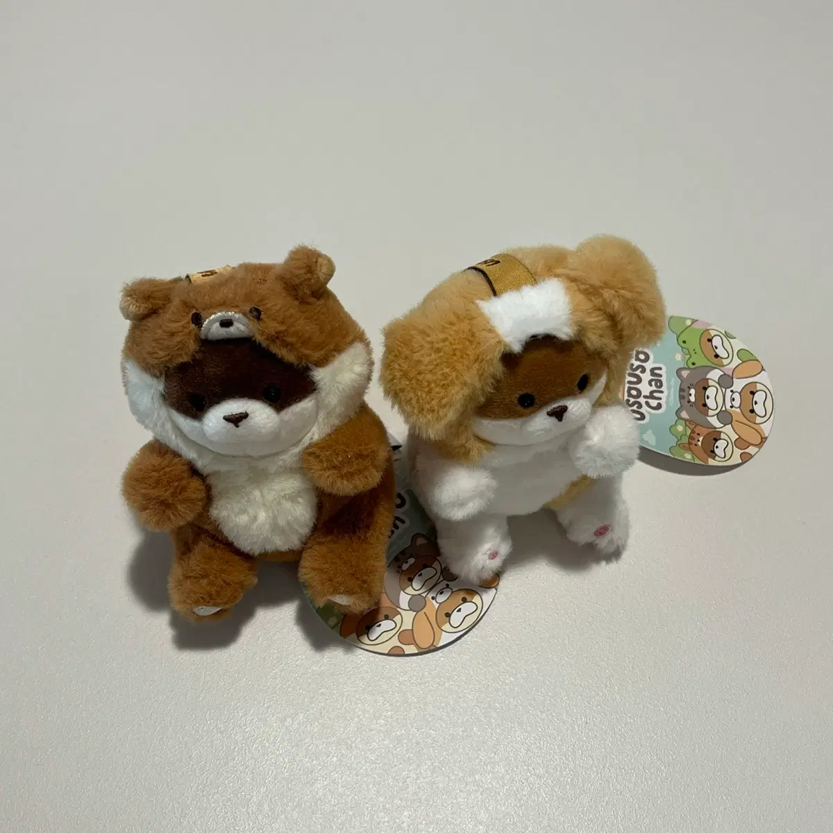 우소우소짱 동물 코스튬 다람쥐 강아지 인형 키링