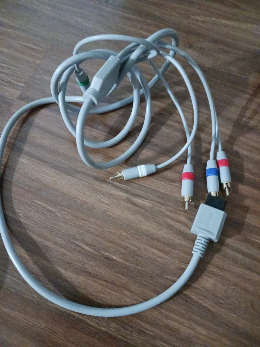 닌텐도 게임큐 AV 케이블..총2개