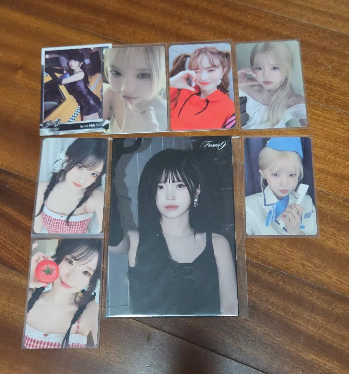 네고 가능, 개별, 일괄)프로미스나인 송하영 포카 테레카 펀 앨포 2집 글로우미 콘서트 입장포카 멤버십 아코디언 엽서
