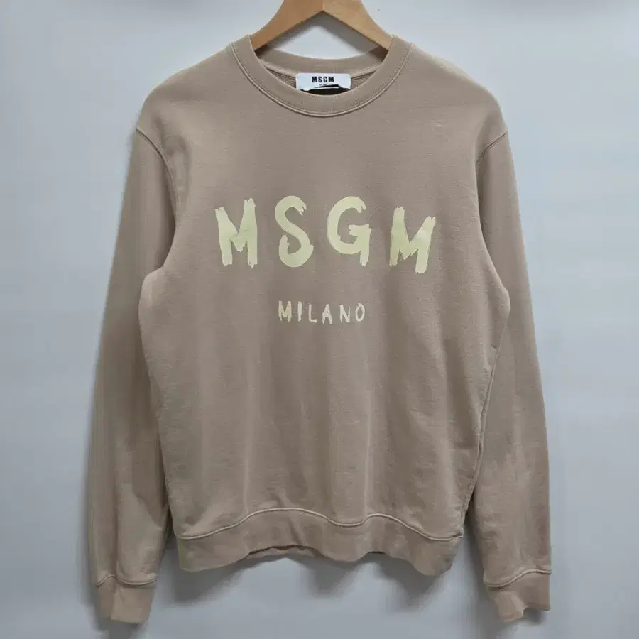 MSGM 브러시드 로고 맨투맨 S