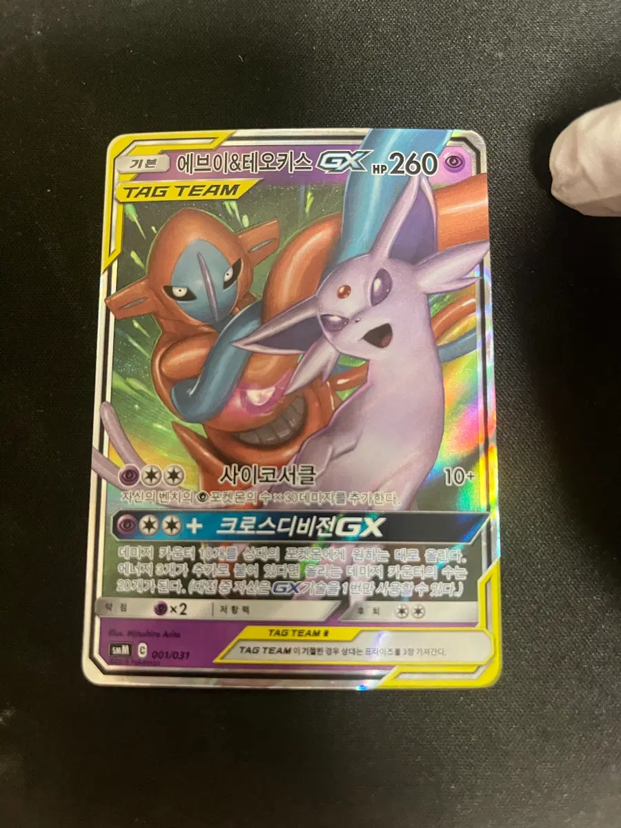 TAG TEAM 에브이&테오키스 GX rr