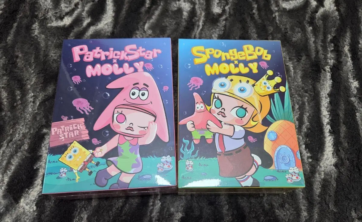 몰리 스펀지밥&뚱이 피규어