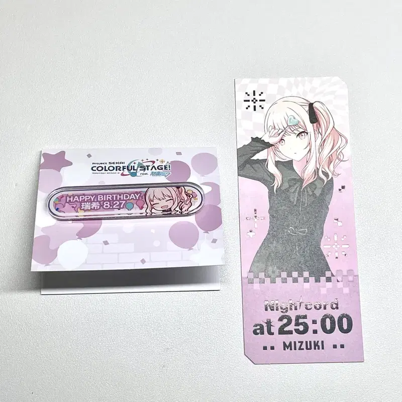 개별 O 프세카 미즈키 팝업 티켓, 생일 뱃지 판매