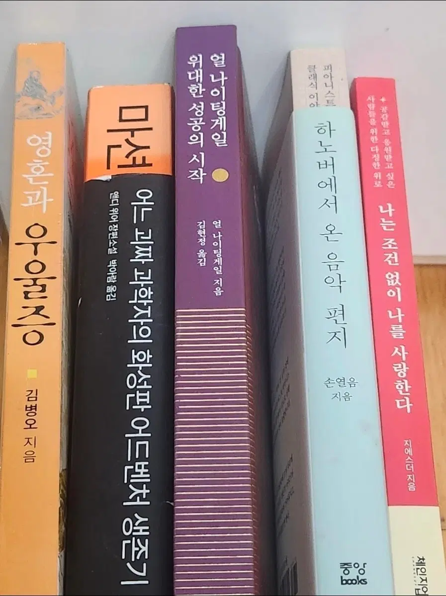 영혼과 우울증 / 마션 / 얼 나이팅게일 / 하노버에서 온 음악 편지 / 나는 조건 없이 나를 사랑한다 도서