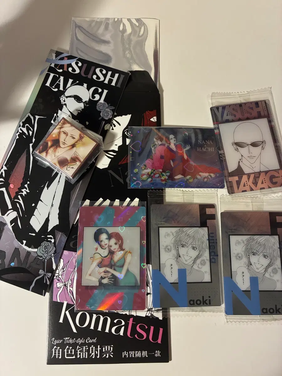 야자와아이 나나 상하이 티켓 웨하스 카드 cd 가챠 일괄