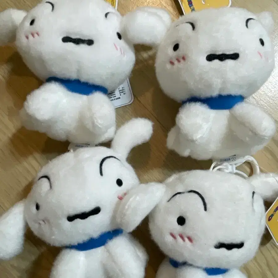 수량많음) 짱구는 못말려 흰둥이 키링 가방고리 인형