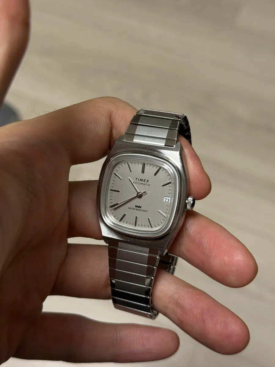 Timex E-Line 1983 테레비 실버