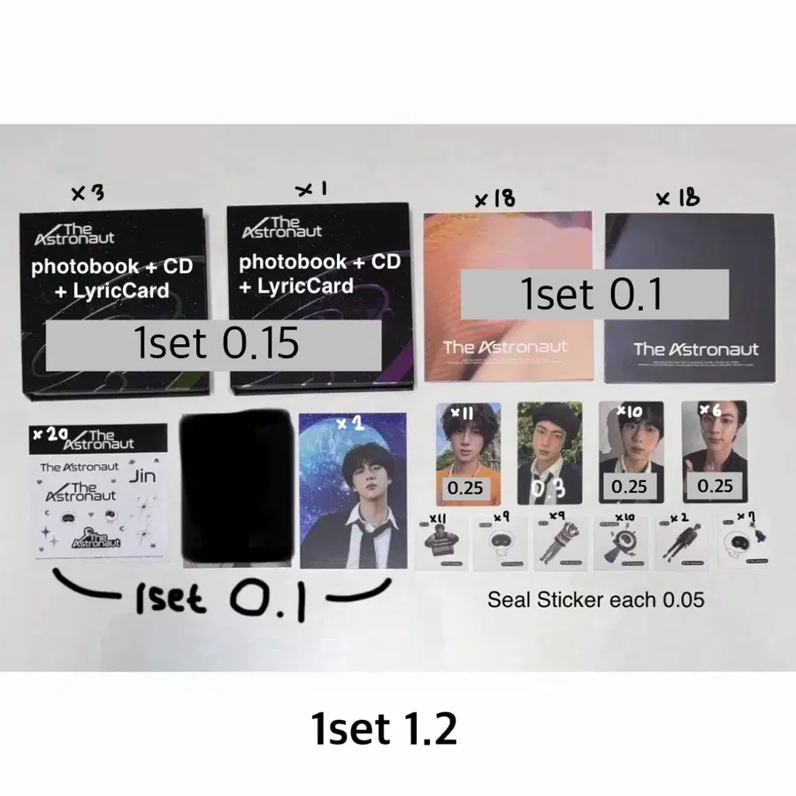 방탄 석진 디애스트로넛 앨범 포카 진 jin bts poca album