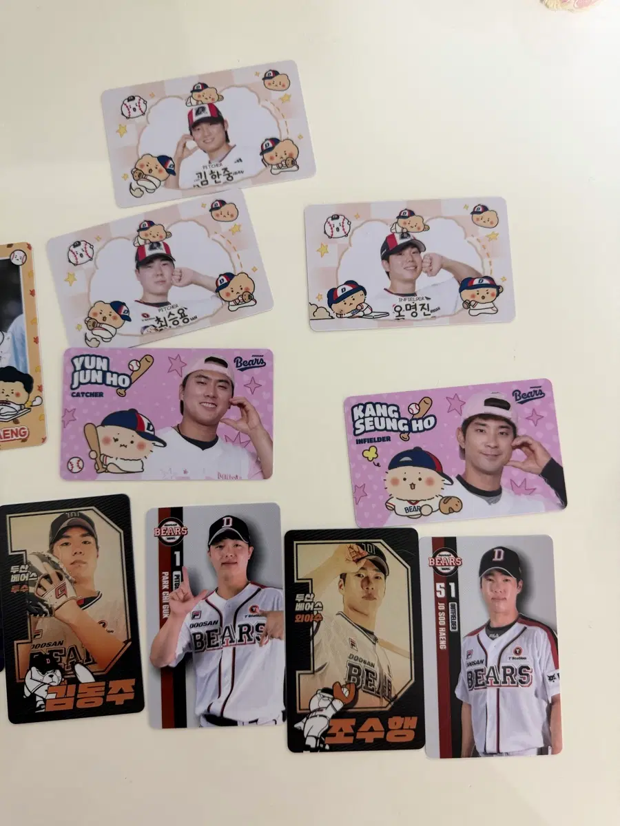두산베어스 포토카드 판매 김재호 박치국 조수행 김동주 윤준호 최승용 오명진 김한중 강승호