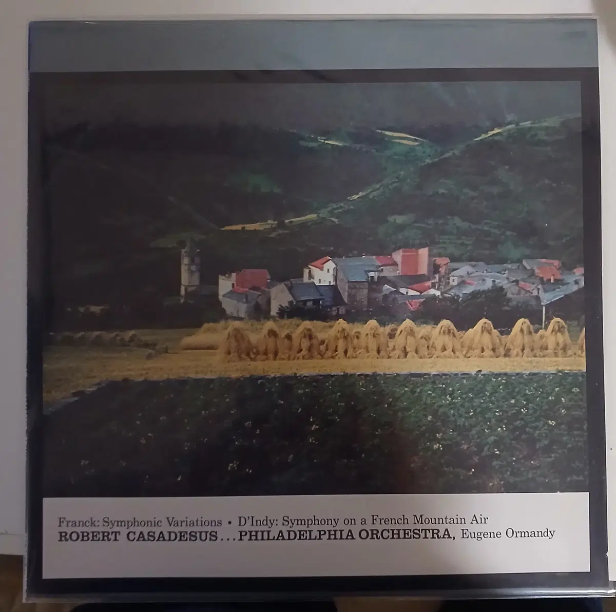프랑크 교향적 변주곡 Symphonic Variations /댕디 프랑스 산사람 노래에 의한 교향곡 Symphony On A French Mountain Air (Japan LP)