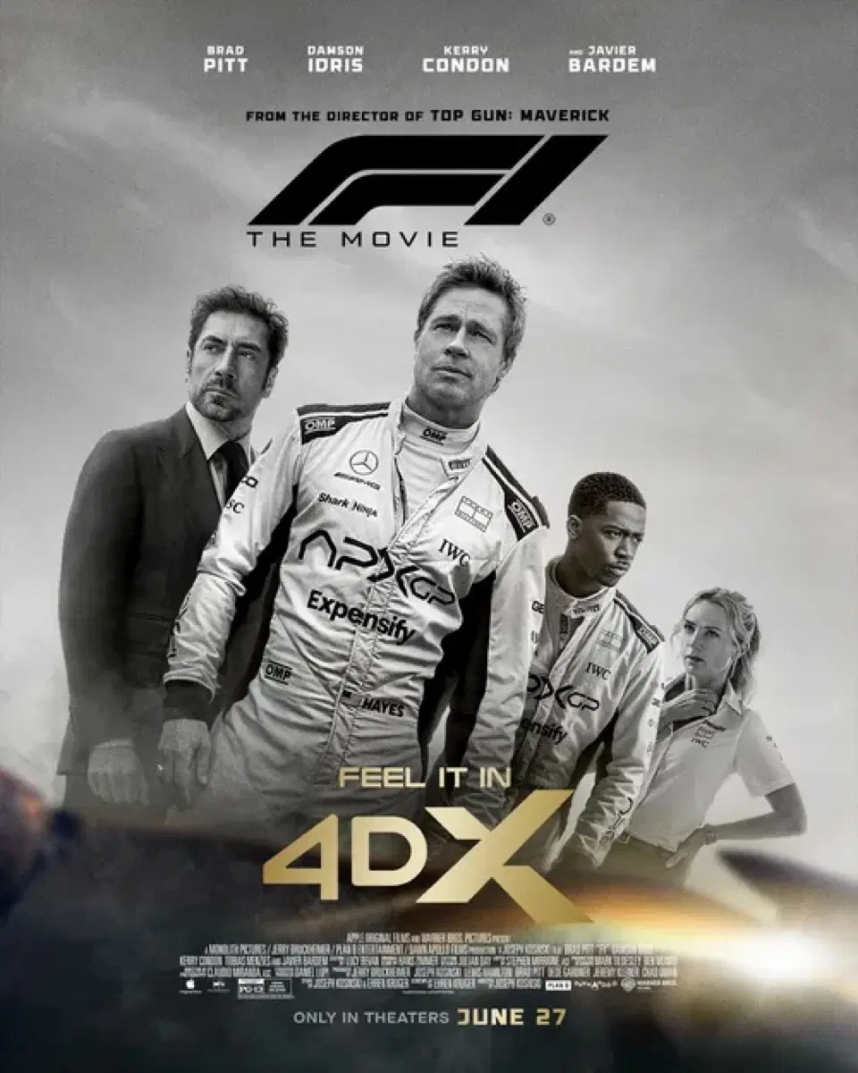 cgv) F1 더 무비 4DX 포스터