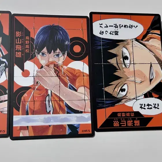 하이큐 원화 카드 카라스노 카게야마 (일괄)