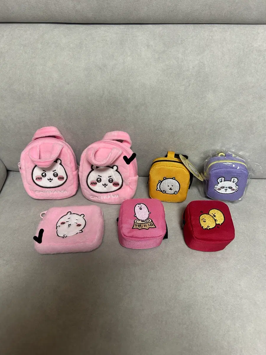 먼작귀 치이카와 담곰이 농담곰 모몽가 동전지갑 파우치