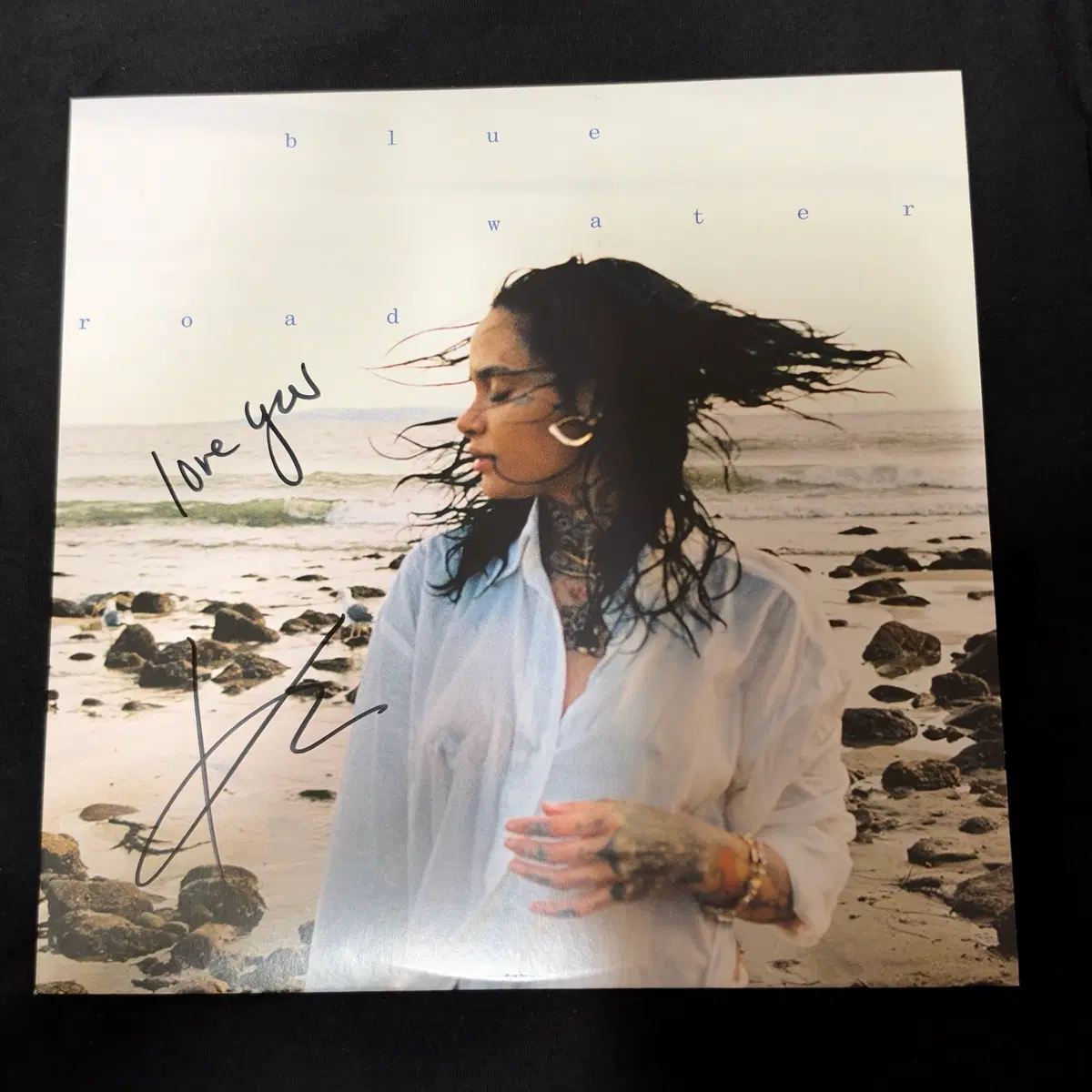 켈라니 blue water road 친필 싸인 lp